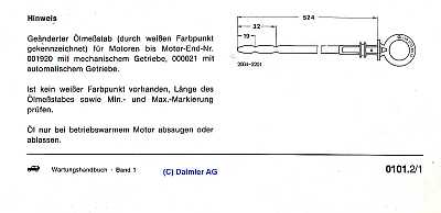 Ölmessstab M110