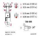 Motorschild A6155845121