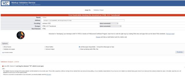 W3C-Validation