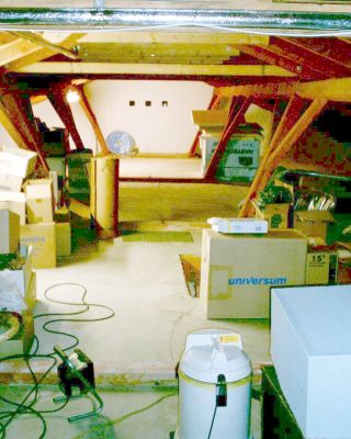 Speicher Bodenisolierung