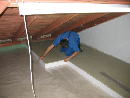 Speicher Bodenisolierung