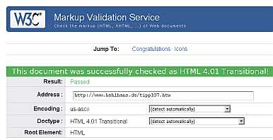 W3C-Validation