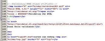 W3C-Validation