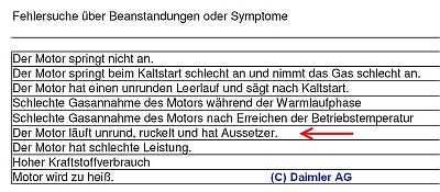 Diagnose ME-2.8.1 SL55AMG