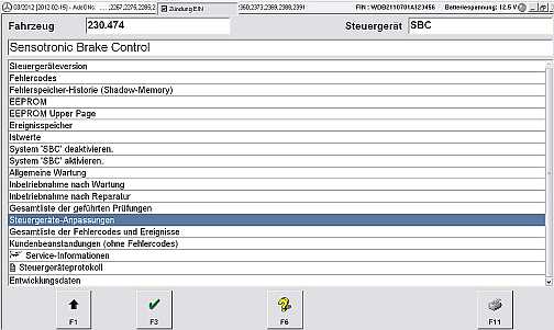 SBC-Diagnose